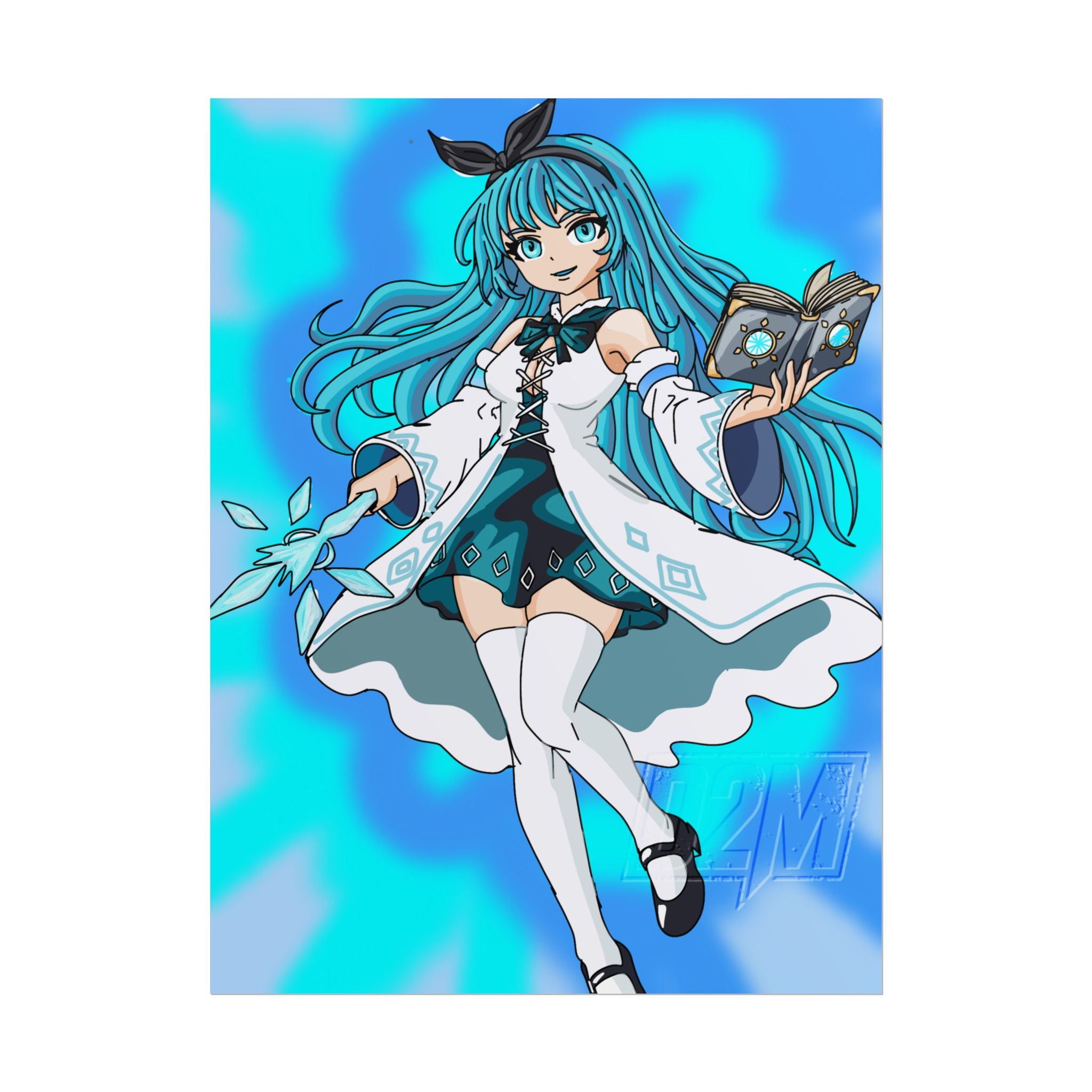 Ice Lightning Mage | Rolled Posters | Multiple Sizes | Art By: Death2Myself