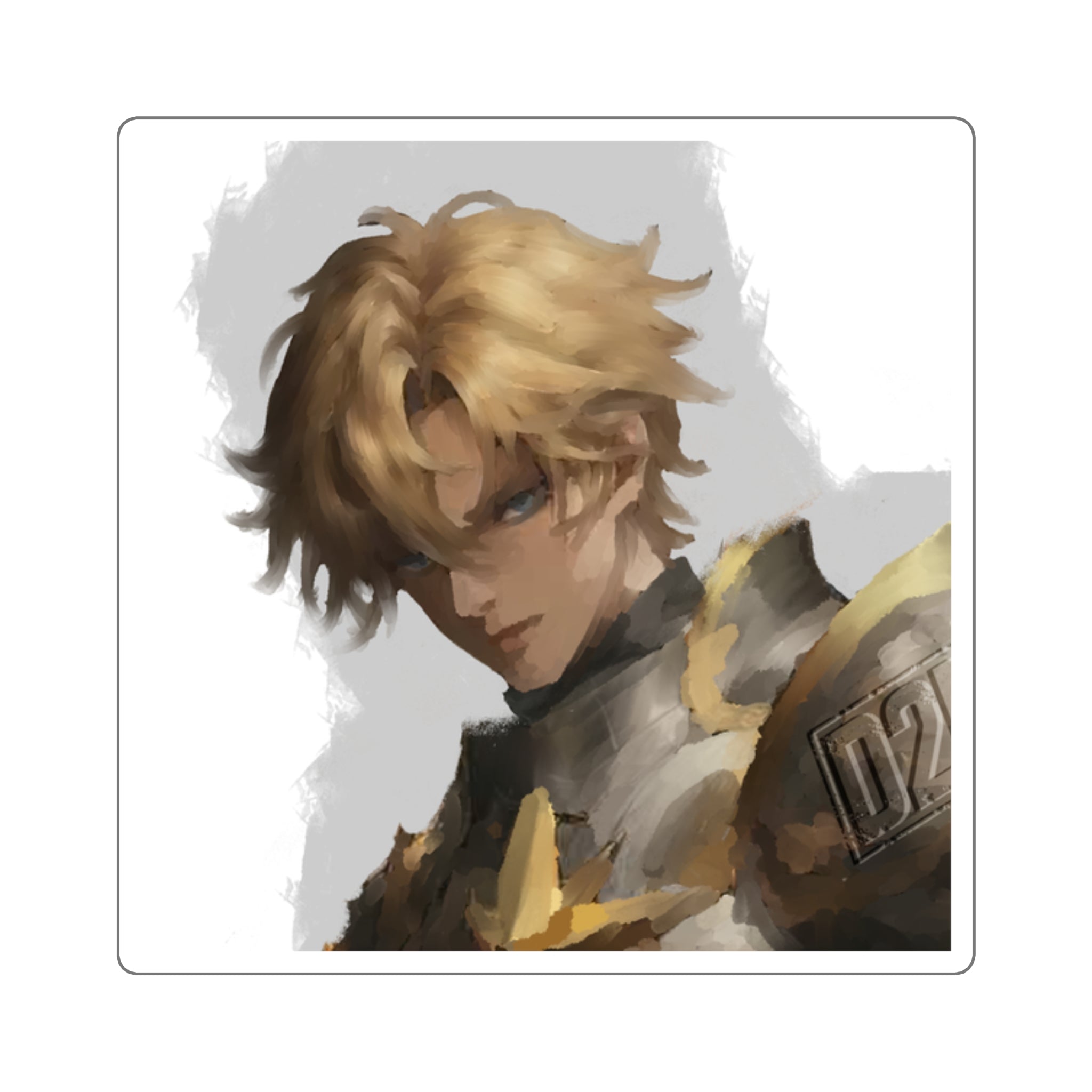 Paladin Square Sticker (Art By: Death2Myself)