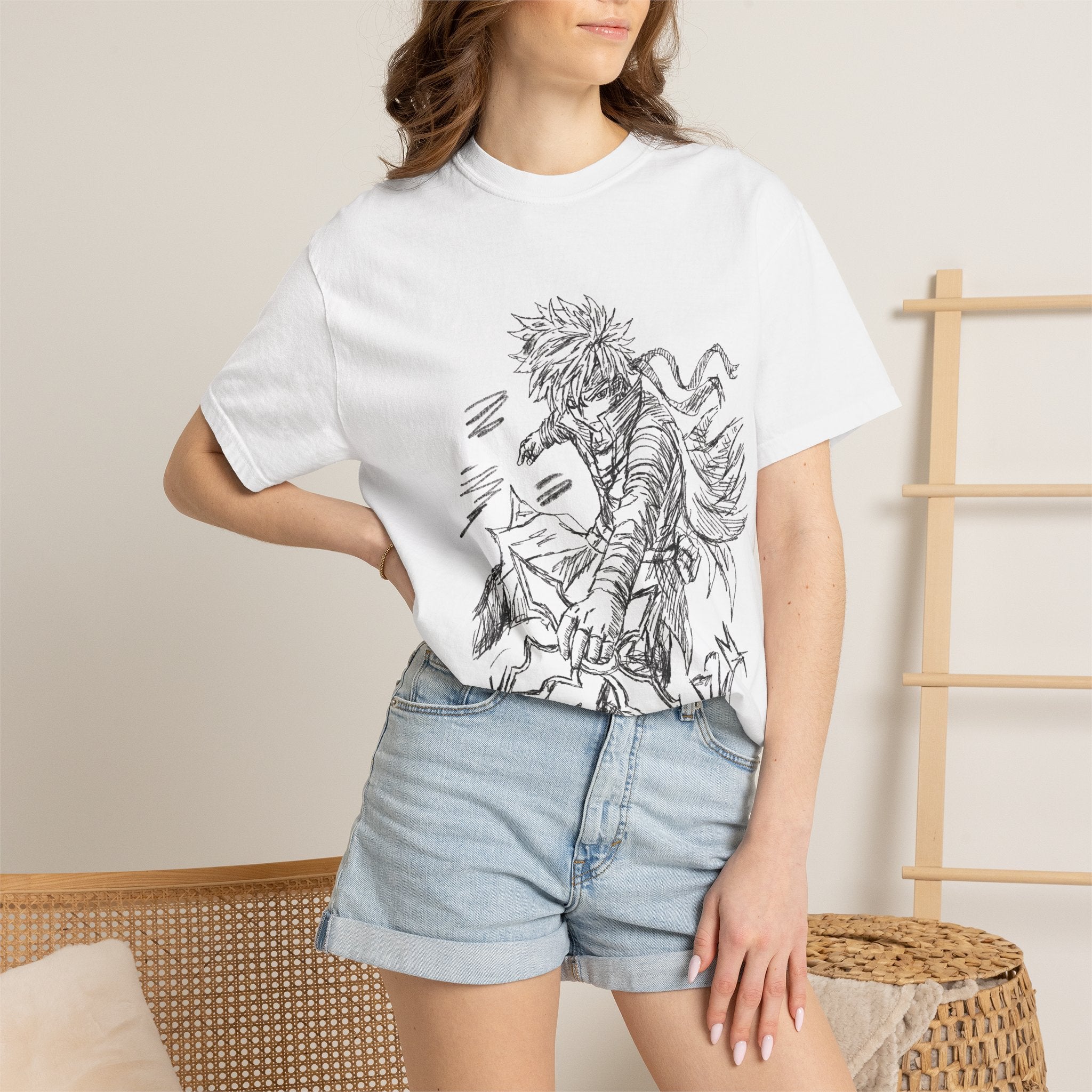 Night Lord Sketched | Unisex Garment-Dyed T-shirt | Art By: Death2Myself