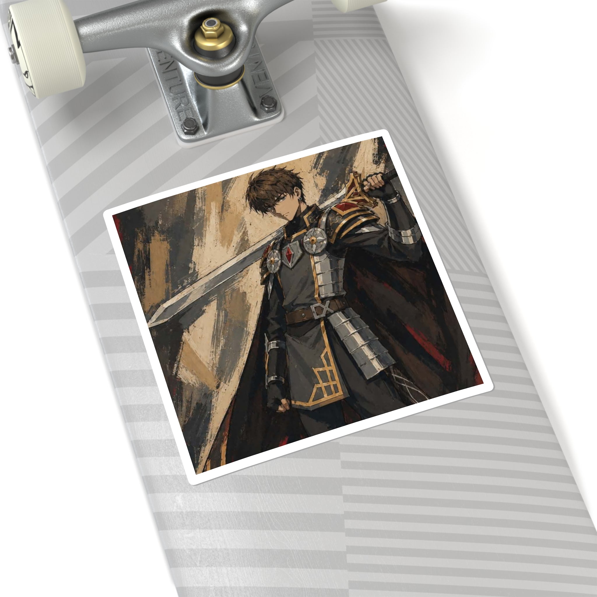 Hero | Square Stickers | Multiple Sizes | Art By: Death2Myself