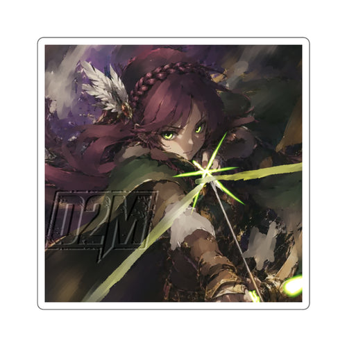 BowMaster | Square Stickers | Multiple Sizes | Art By: Death2Myself