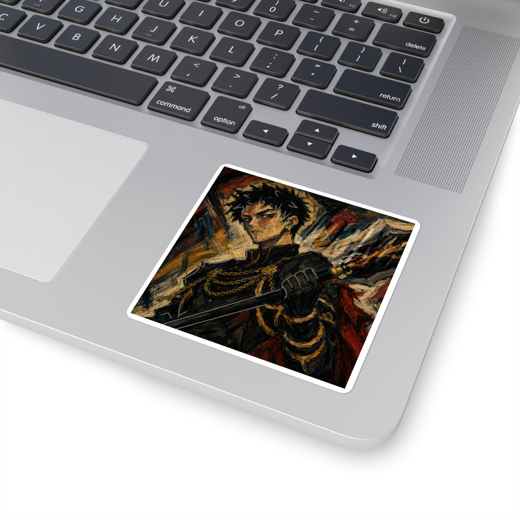 Dark Knight | Square Stickers | Multiple Sizes | Art By: Death2Myself