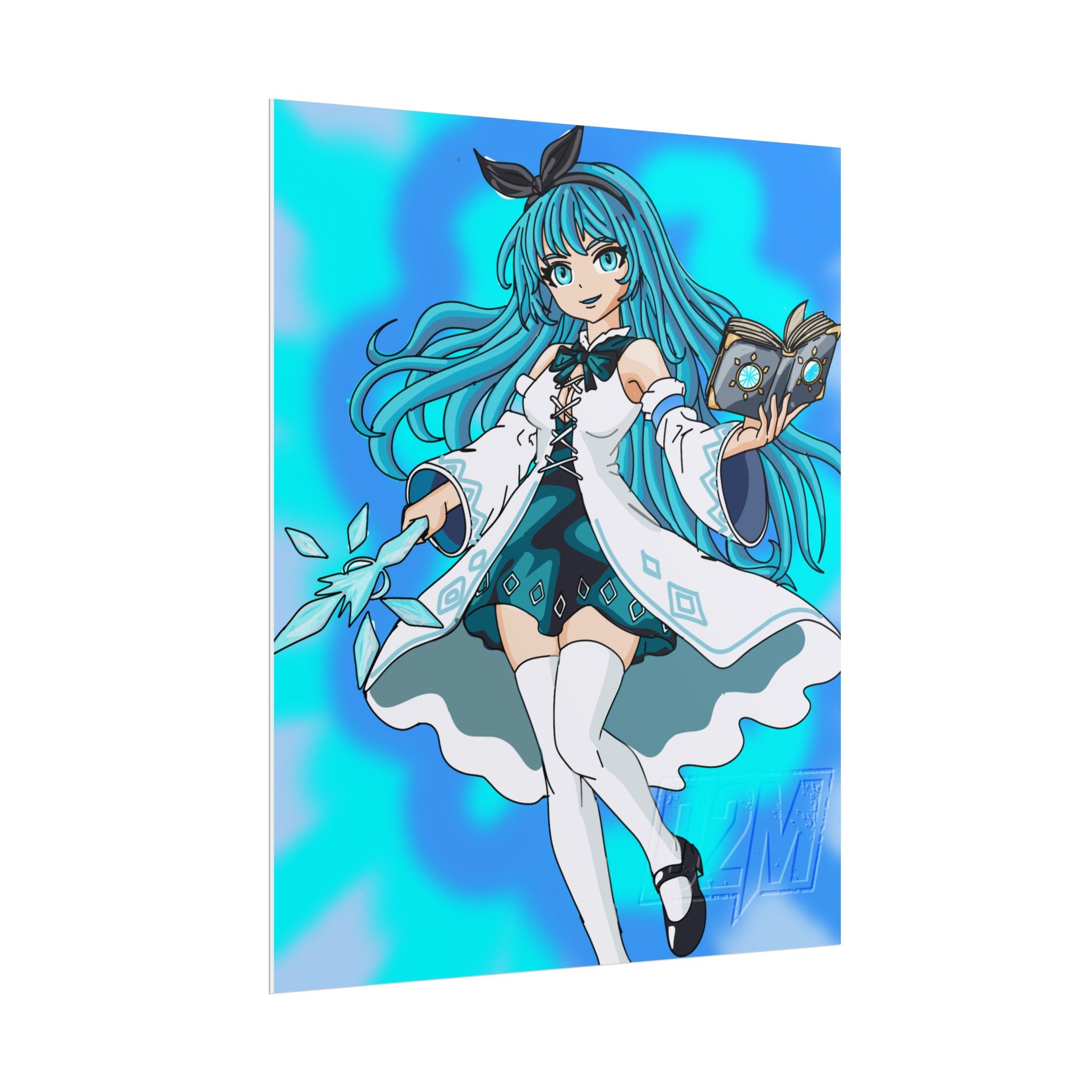 Ice Lightning Mage | Rolled Posters | Multiple Sizes | Art By: Death2Myself