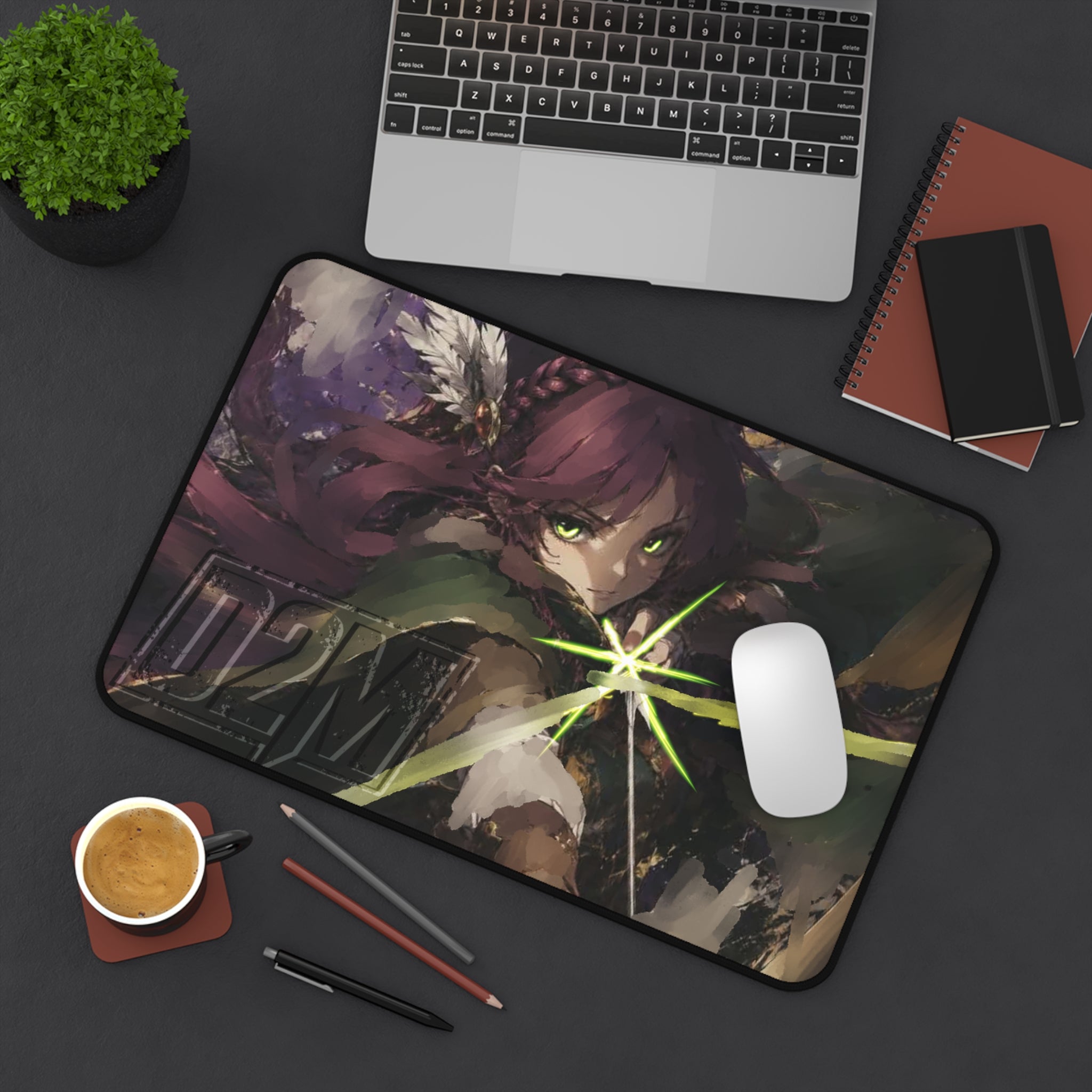 BowMaster | Desk Mat | Multiple Sizes | Art By: Death2Myself