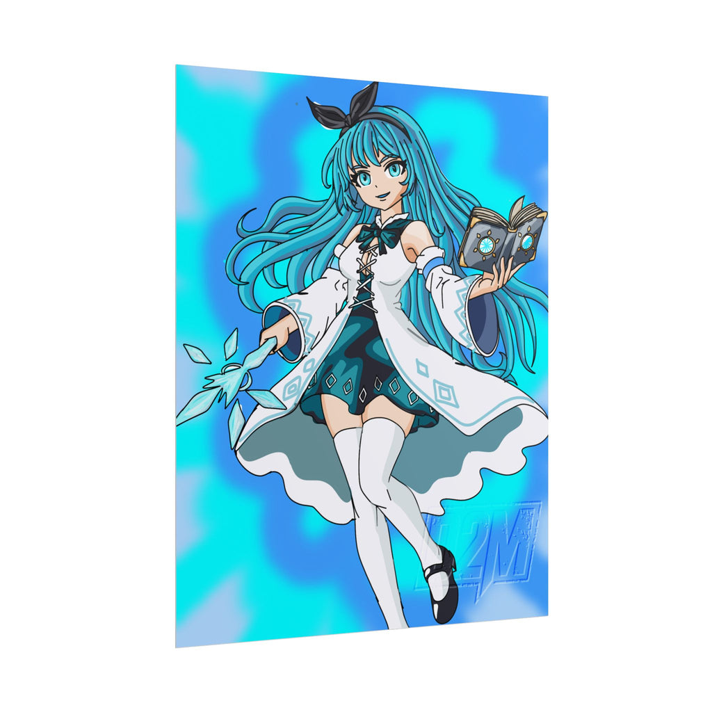 Ice Lightning Mage | Rolled Posters | Multiple Sizes | Art By: Death2Myself
