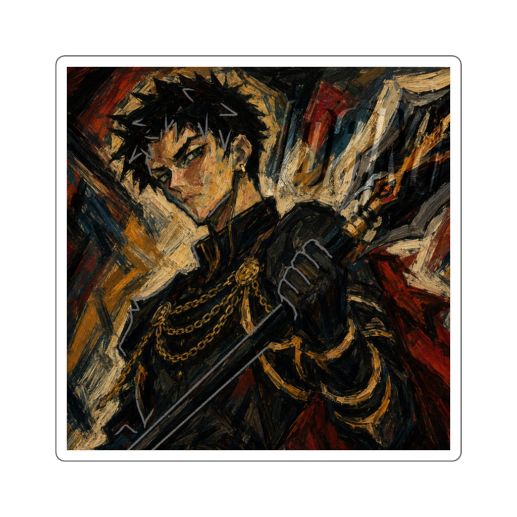 Dark Knight | Square Stickers | Multiple Sizes | Art By: Death2Myself