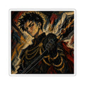 Dark Knight | Square Stickers | Multiple Sizes | Art By: Death2Myself
