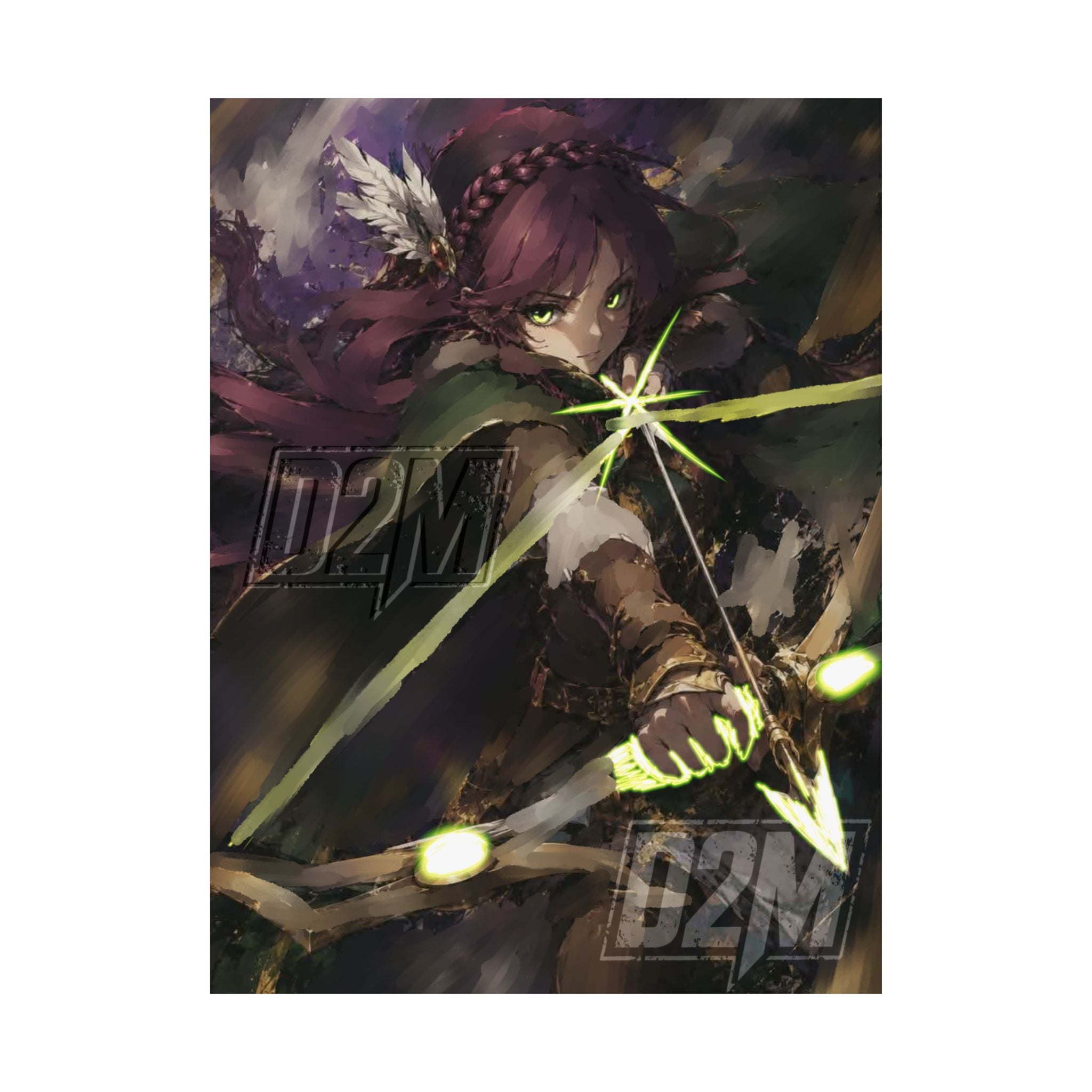 BowMaster | Matte Vertical Posters | Multiple Size | Art By: Death2Myself