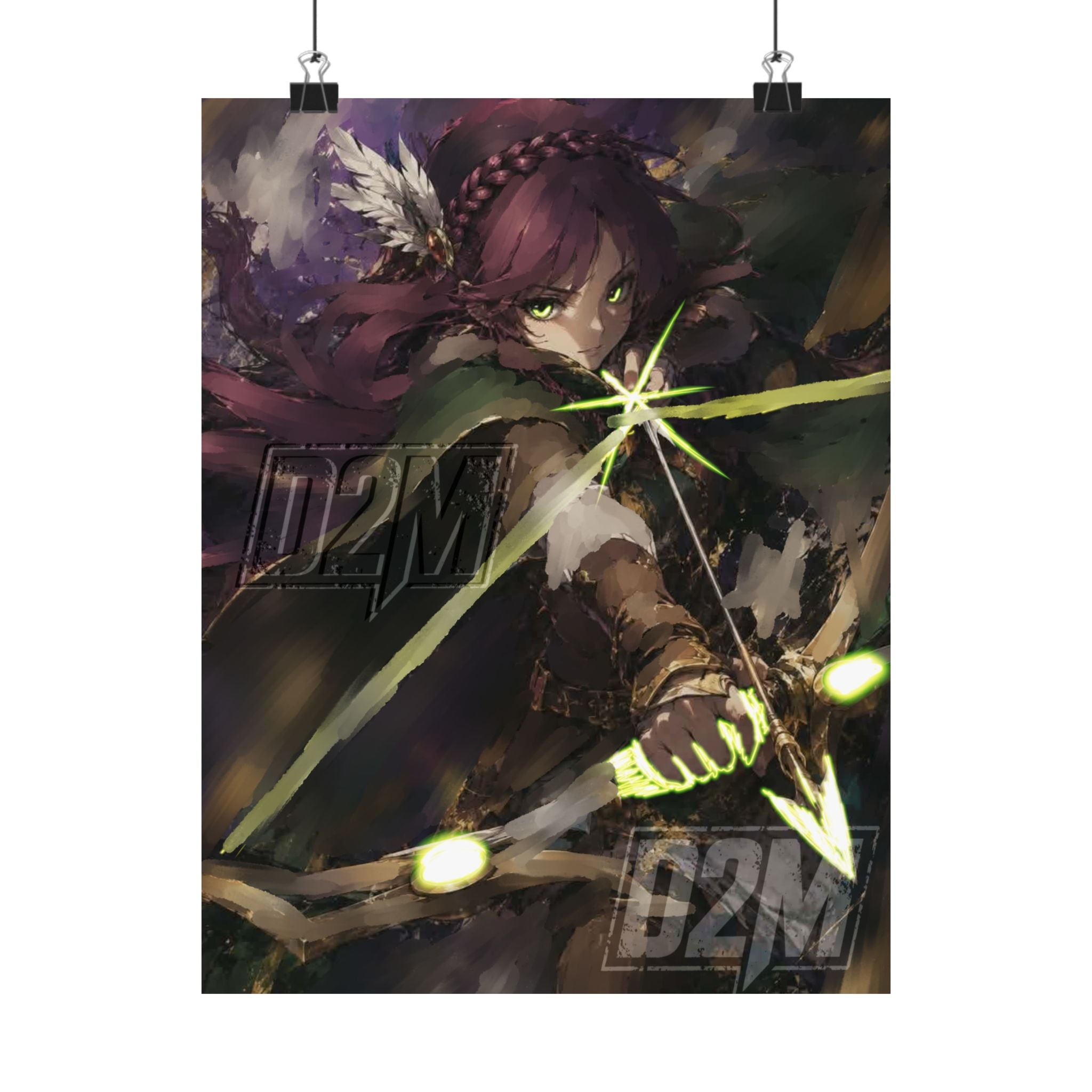 BowMaster | Matte Vertical Posters | Multiple Size | Art By: Death2Myself