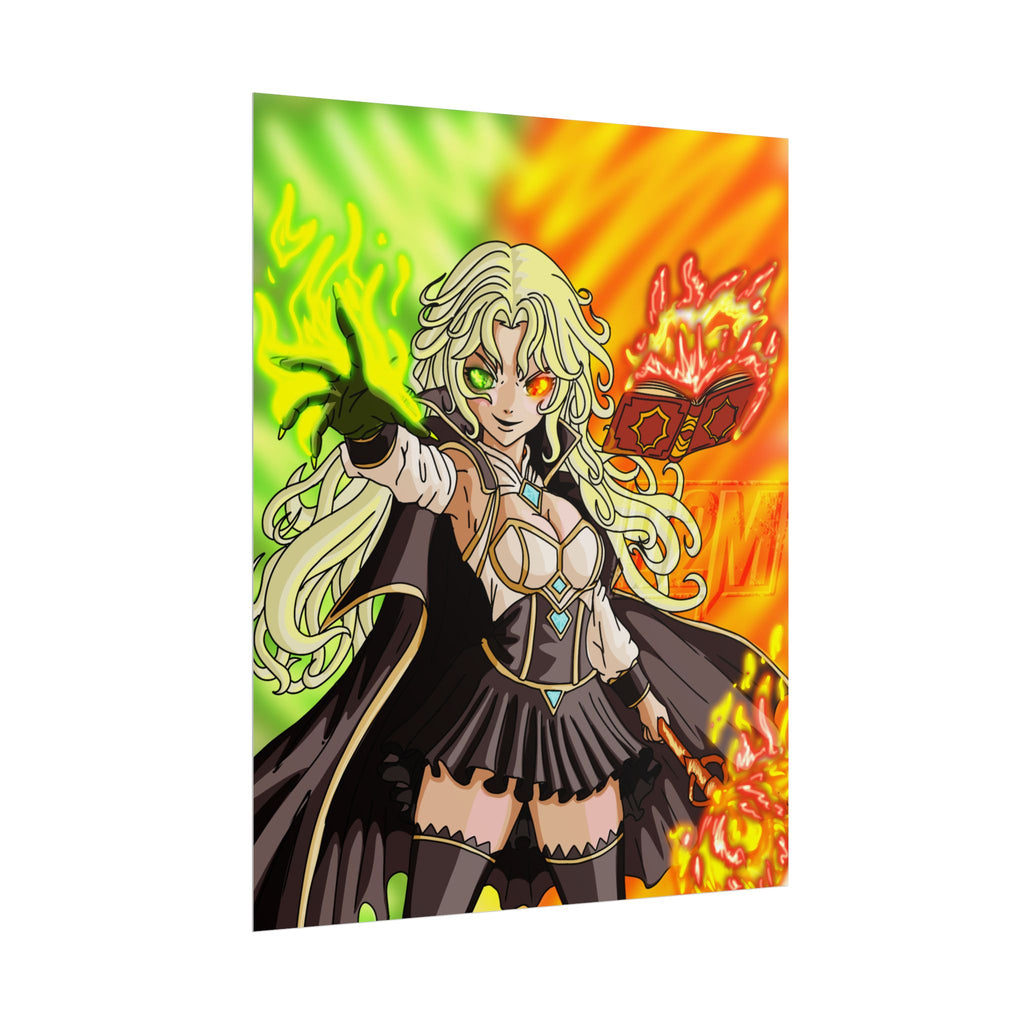 Mage (Fire/Poison) Rolled Posters (Multiple Sizes) (Art By: Death2Myself)