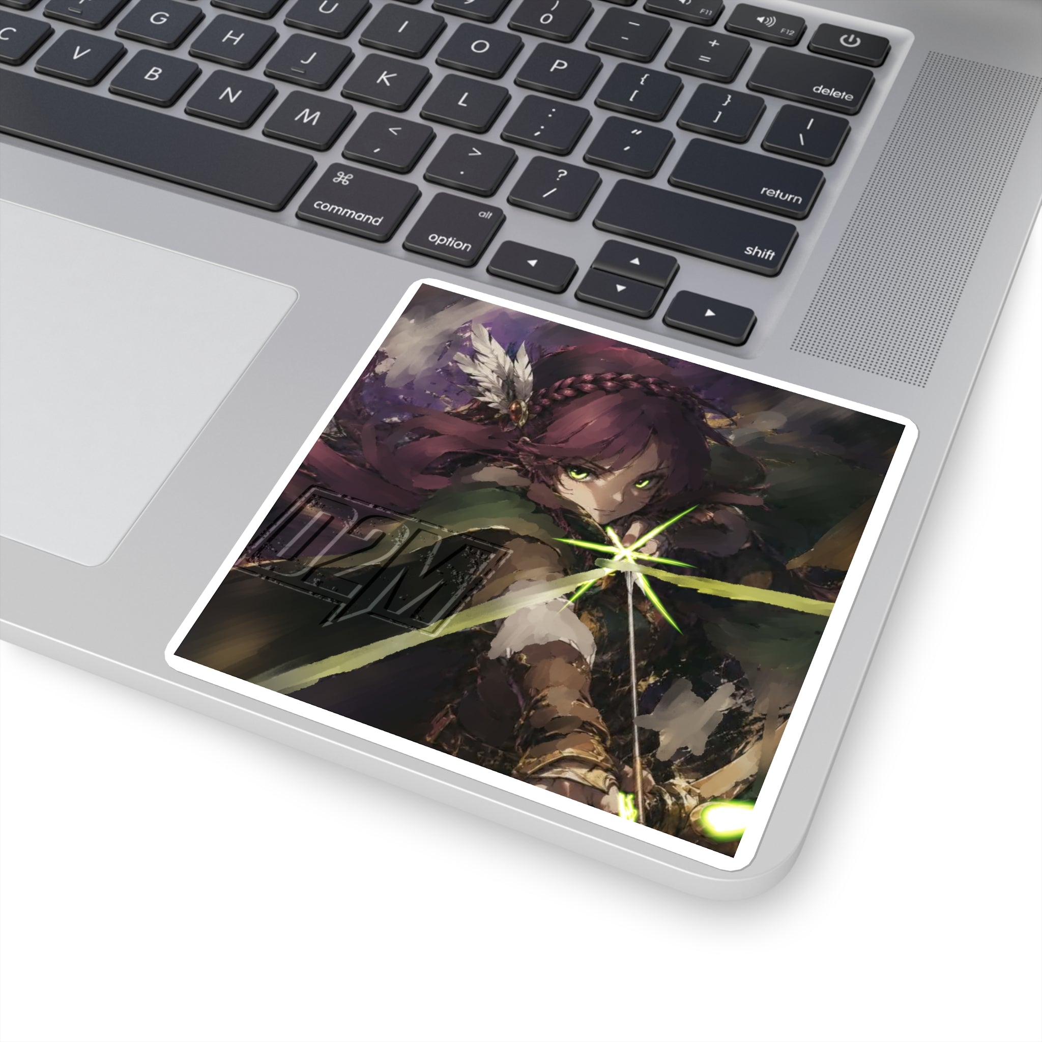 BowMaster | Square Stickers | Multiple Sizes | Art By: Death2Myself