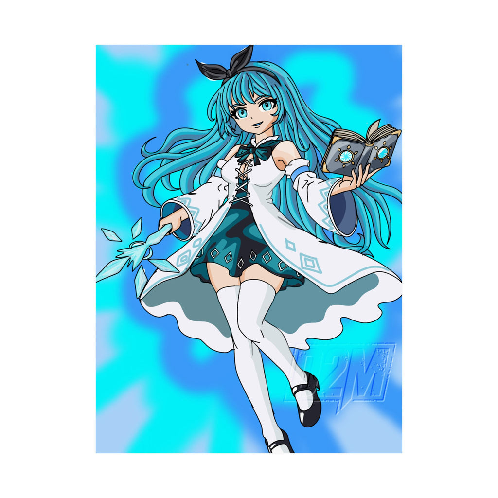 Ice Lightning Mage | Matte Vertical Posters | Multiple Sizes | Art By: Death2Myself