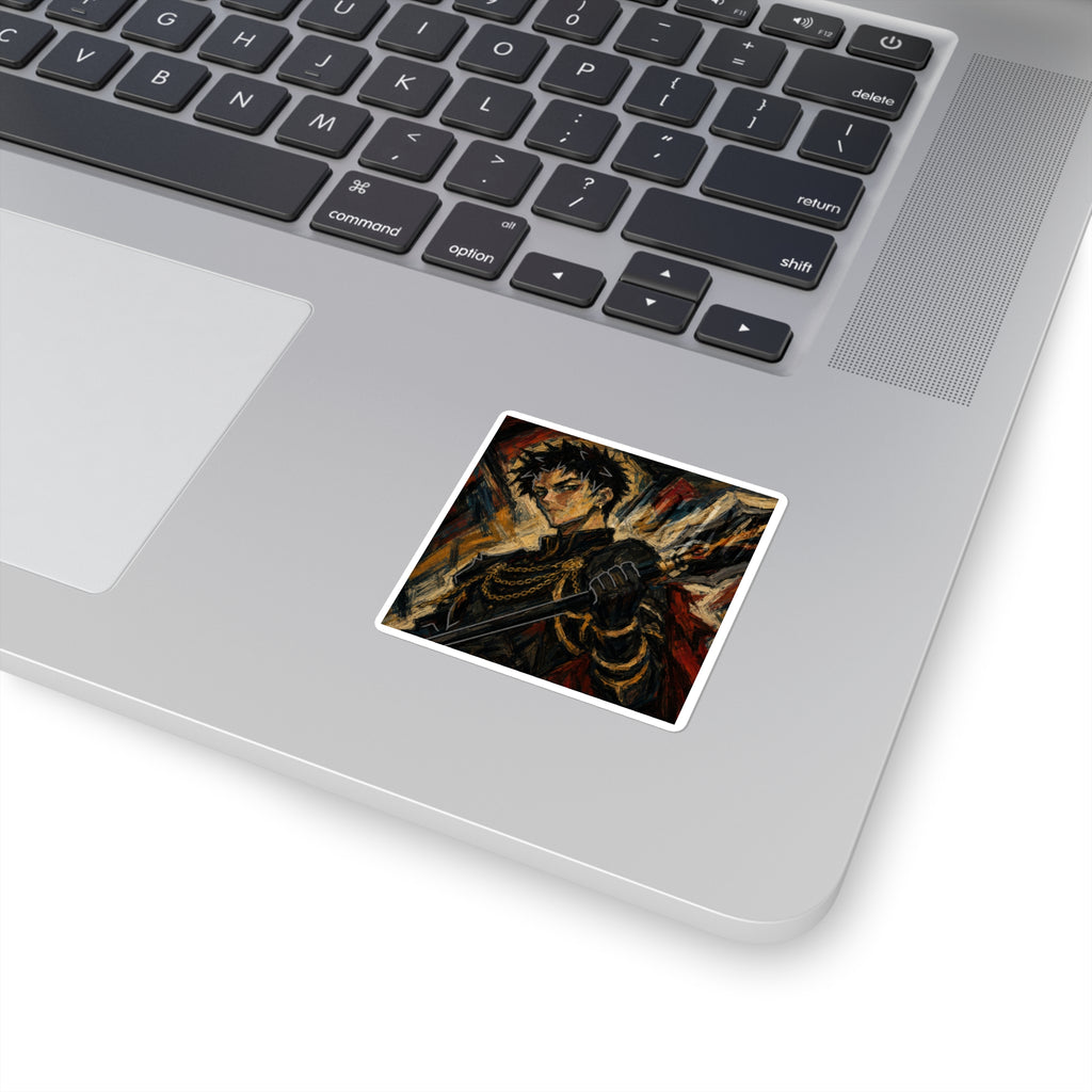 Dark Knight | Square Stickers | Multiple Sizes | Art By: Death2Myself
