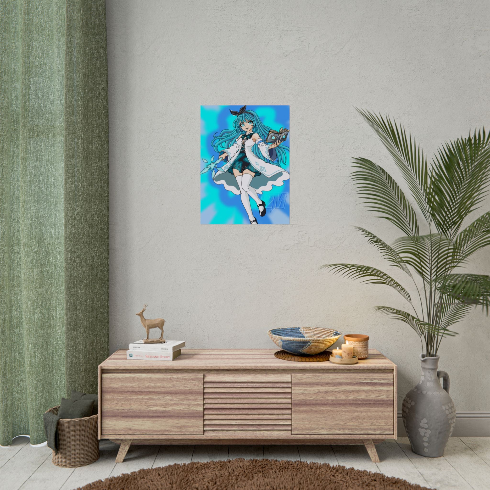 Ice Lightning Mage | Rolled Posters | Multiple Sizes | Art By: Death2Myself