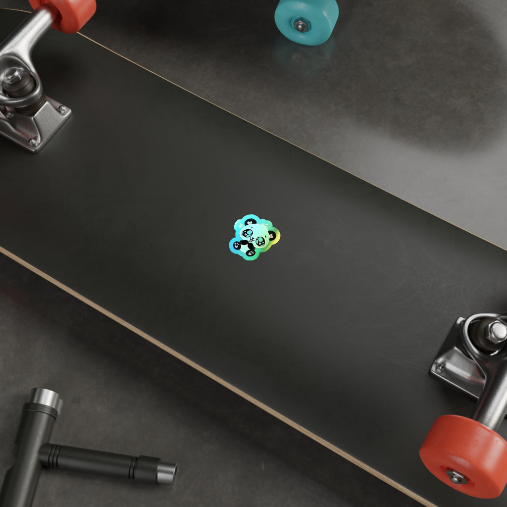 Panda | Holographic Die-cut Stickers | Art By: Death2Myself