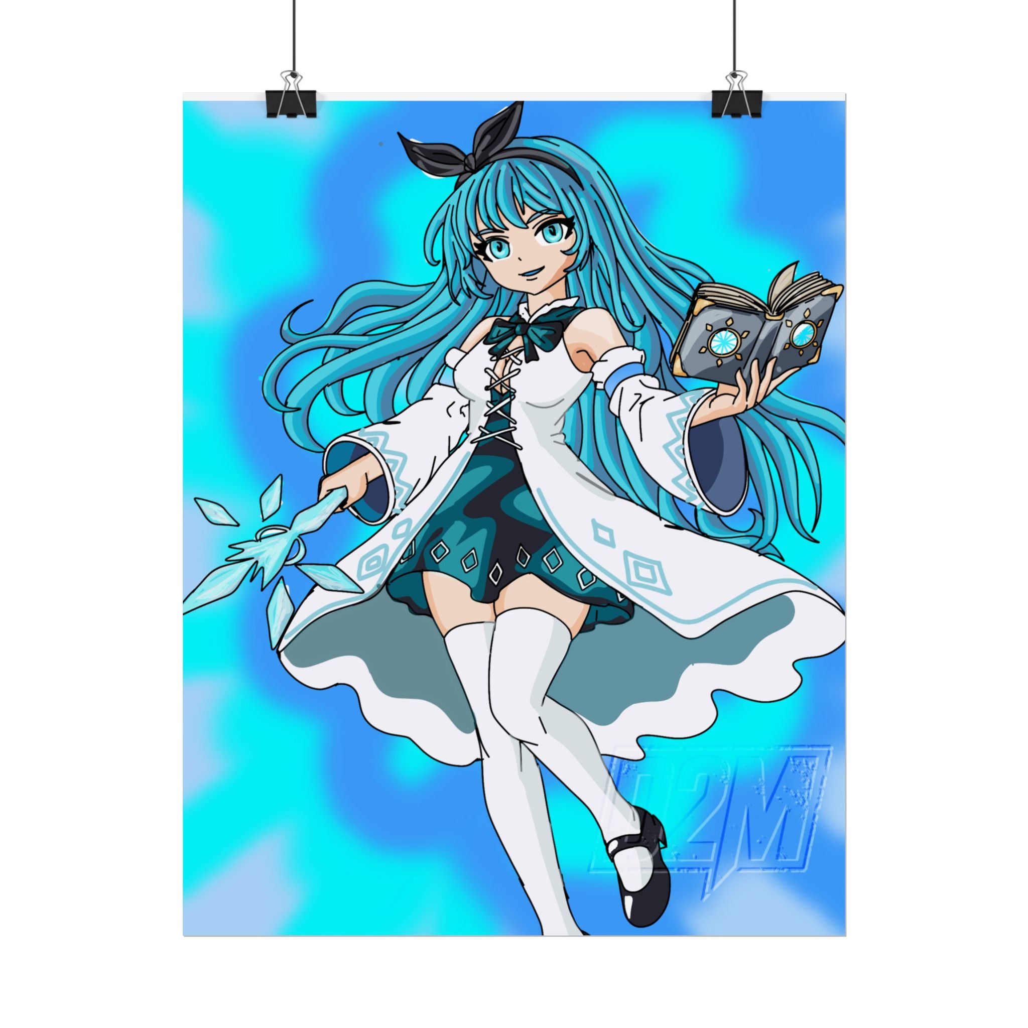 Ice Lightning Mage | Rolled Posters | Multiple Sizes | Art By: Death2Myself