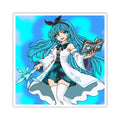 Ice Lightning Mage | Square Stickers | Multiple Sizes | Art By: Death2Myself