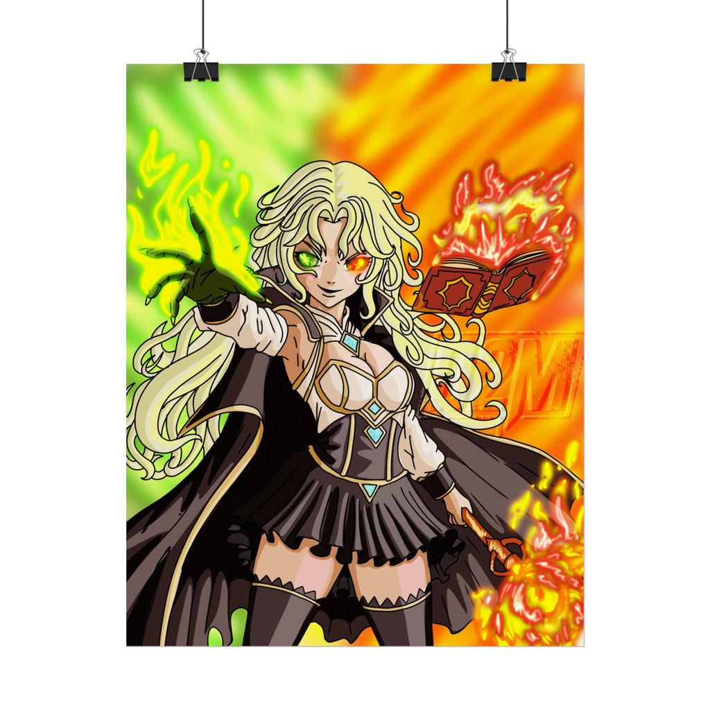 Mage (Fire/Poison) Rolled Posters (Multiple Sizes) (Art By: Death2Myself)